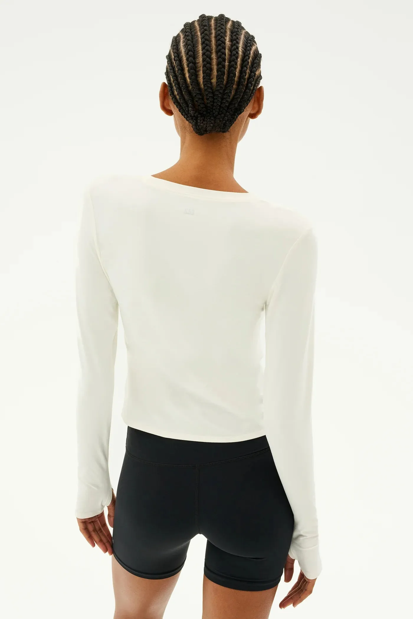 SPLITS59 - Airweight Lite LS Waist Length - White & Black
