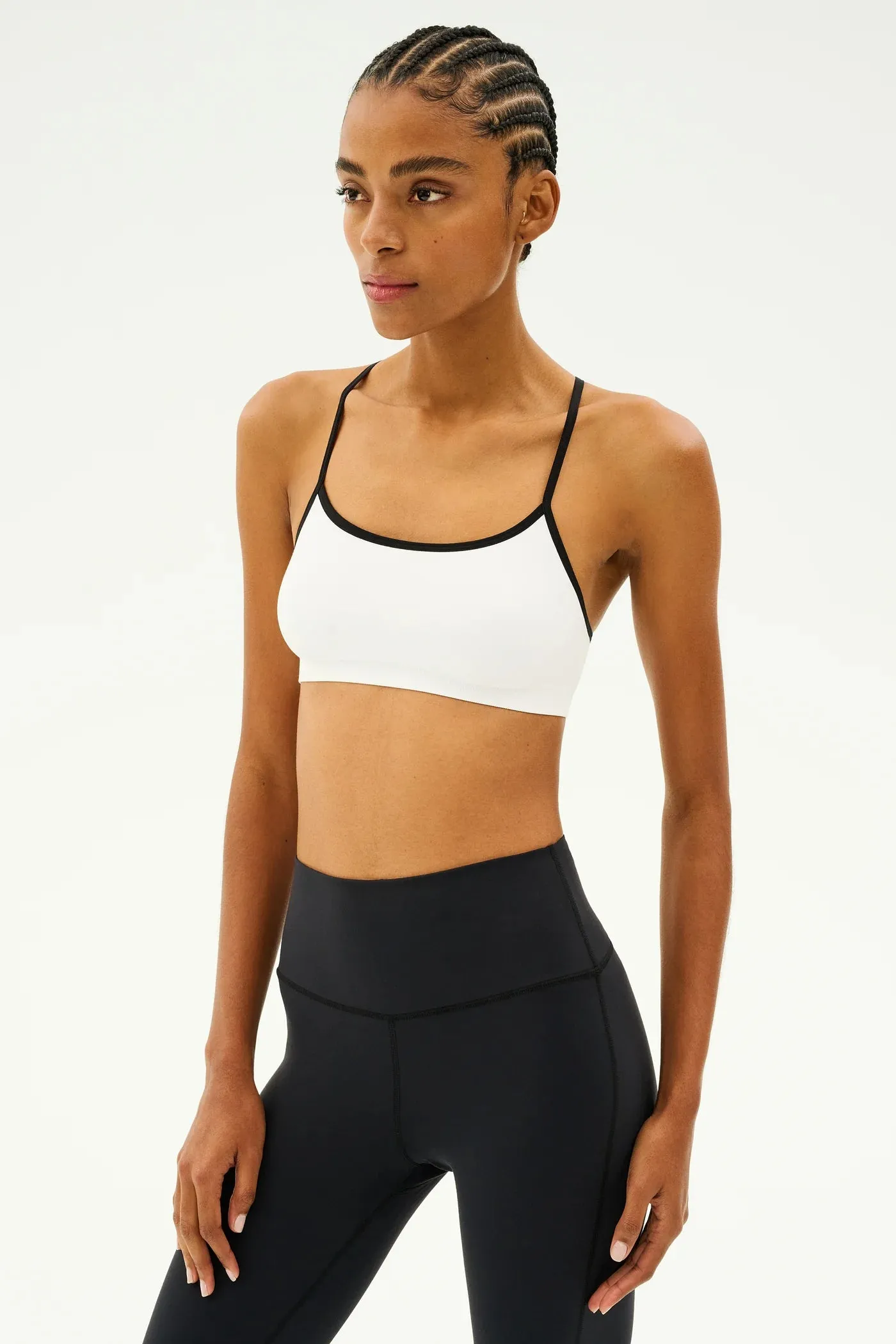 SPLITS59 - Loren Seamless Bra - White/Black & Black/White
