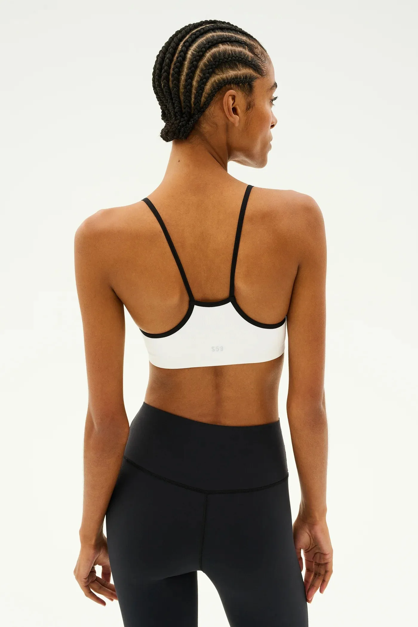 SPLITS59 - Loren Seamless Bra - White/Black & Black/White