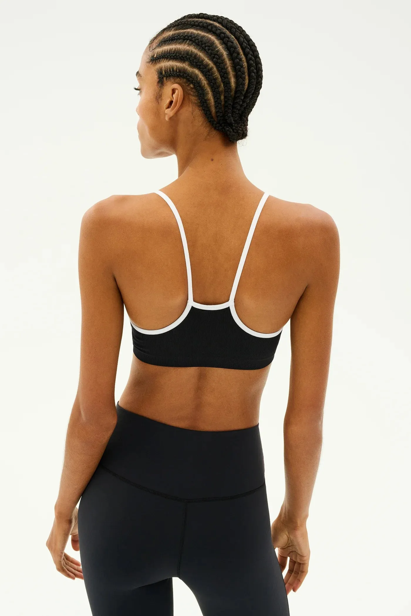 SPLITS59 - Loren Seamless Bra - White/Black & Black/White
