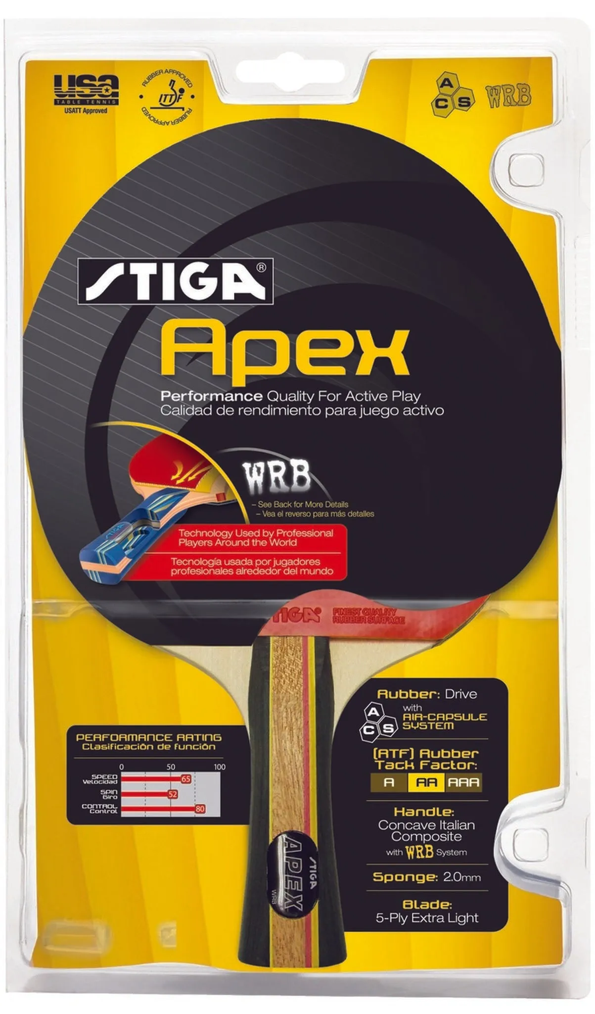 Stiga Apex Table Tennis Racket