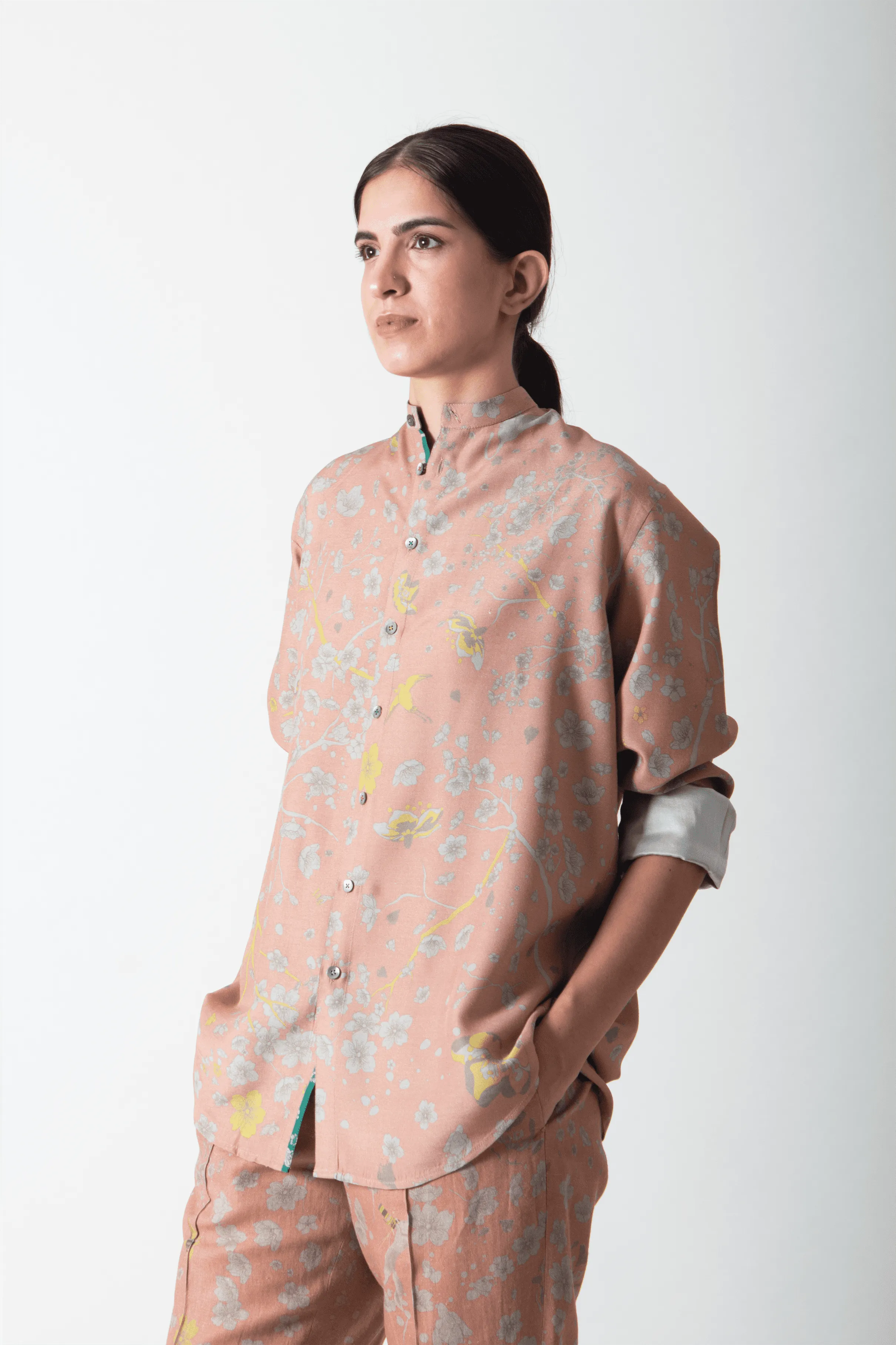SUKETDHIR   I   Shirt   I   Forest Blossom Print    I   WS414MT39