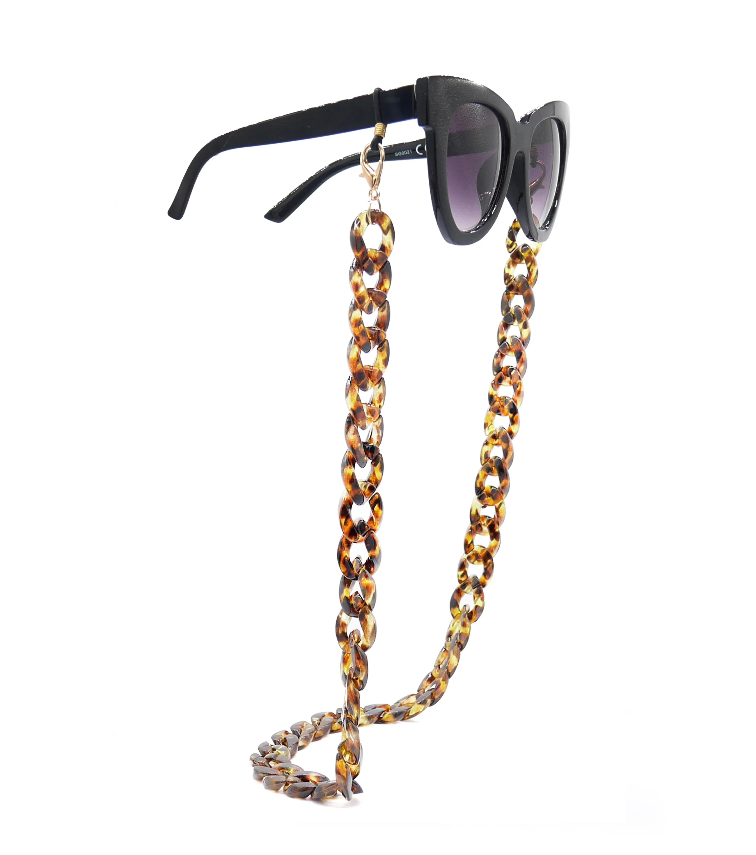 sunglasses & masks chains - cuban links - large