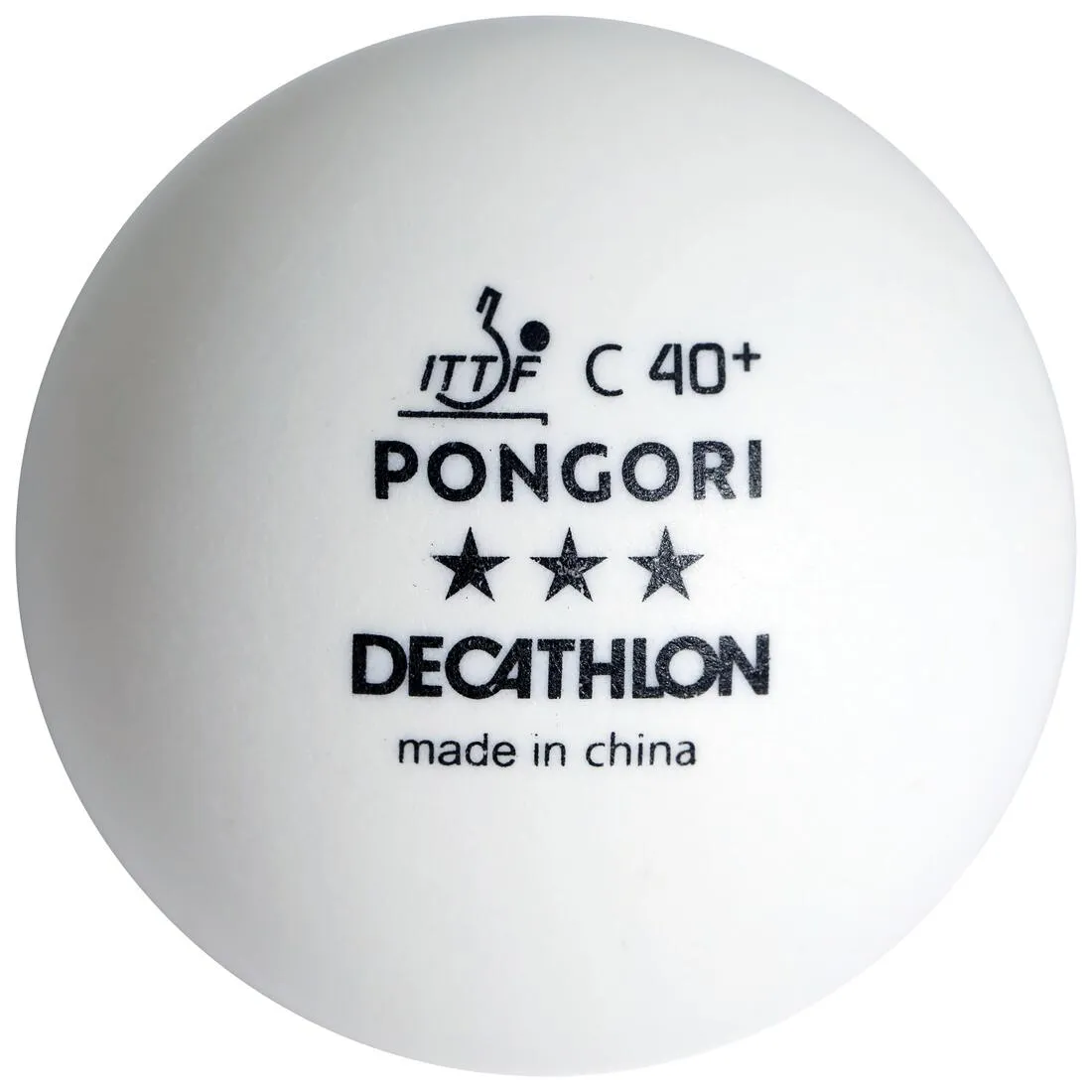 Table Tennis Balls TTB 900C 40  3* x 4 - White