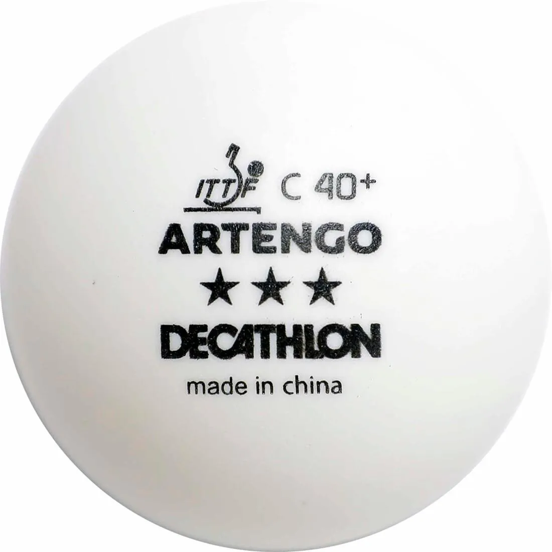 Table Tennis Balls TTB 900C 40  3* x 4 - White