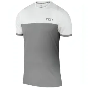 TCA Aeron Short Sleeve Junior Running Top - Grey