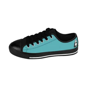 Teal Panda Women's "Comfy As F@$k" Sneakers