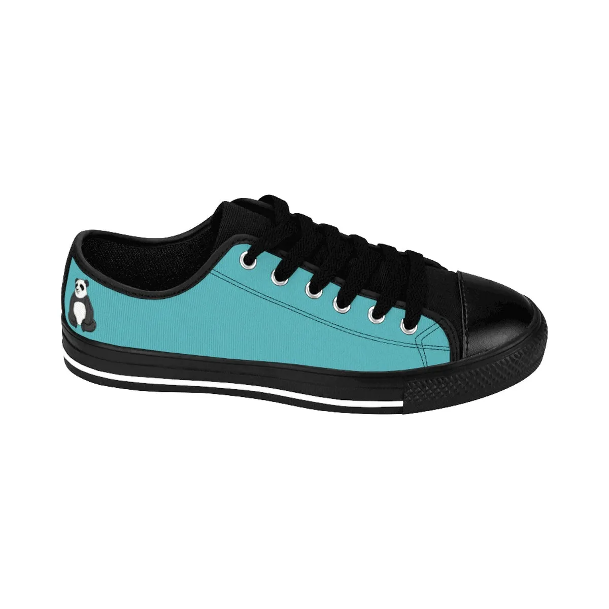 Teal Panda Women's "Comfy As F@$k" Sneakers