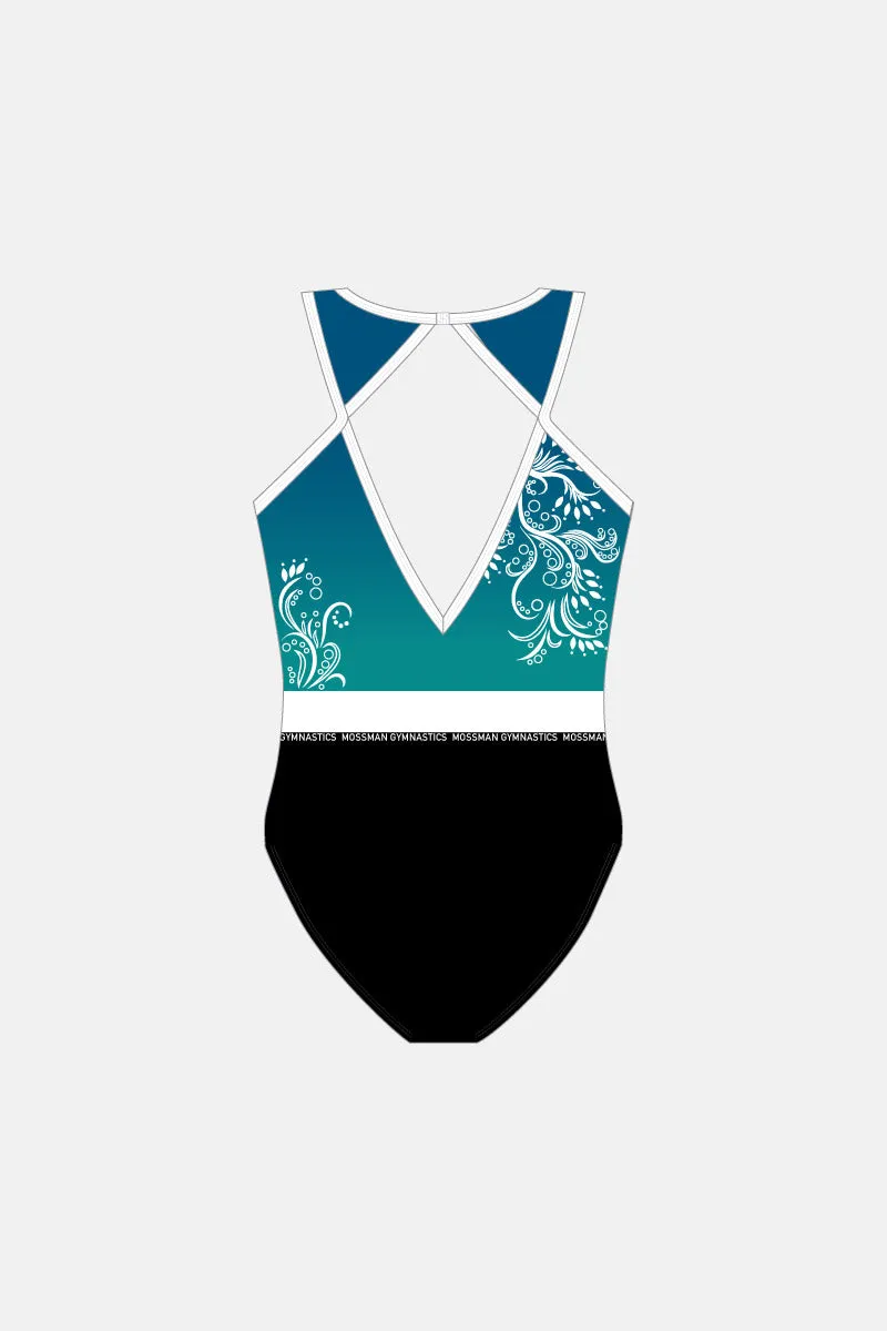 Teal Training Sleeveless Leotard