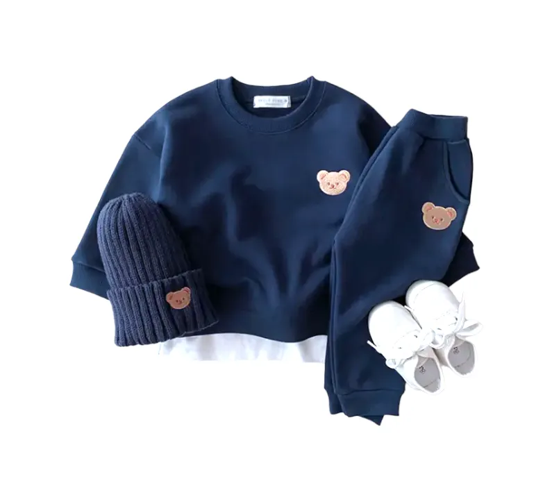 Teddy Bear Jogger Set- Lightweight Cotton