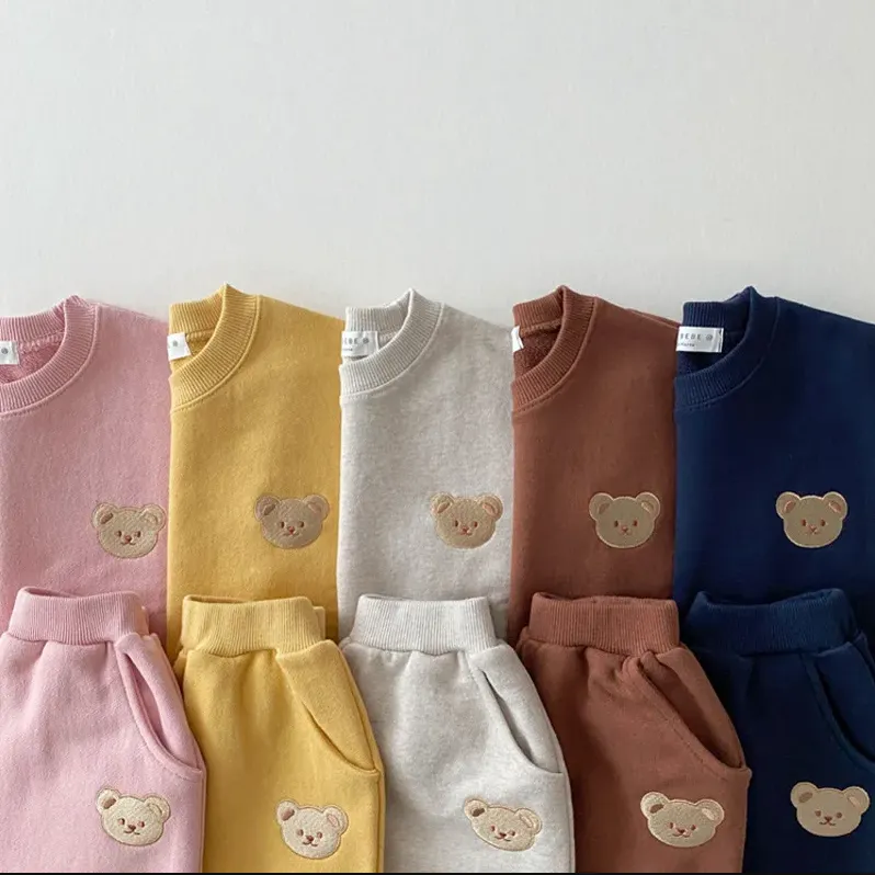 Teddy Bear Jogger Set- Lightweight Cotton