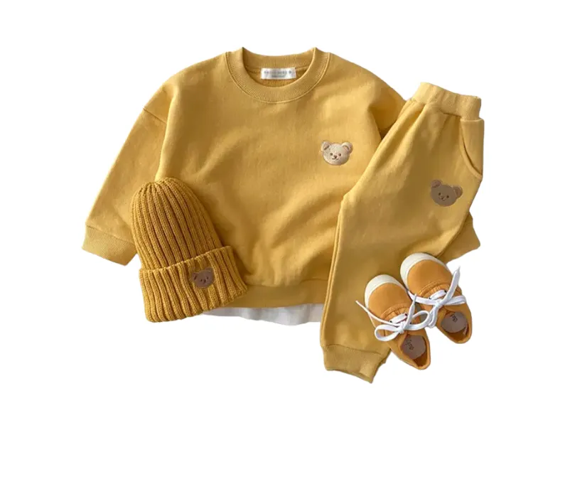 Teddy Bear Jogger Set- Lightweight Cotton