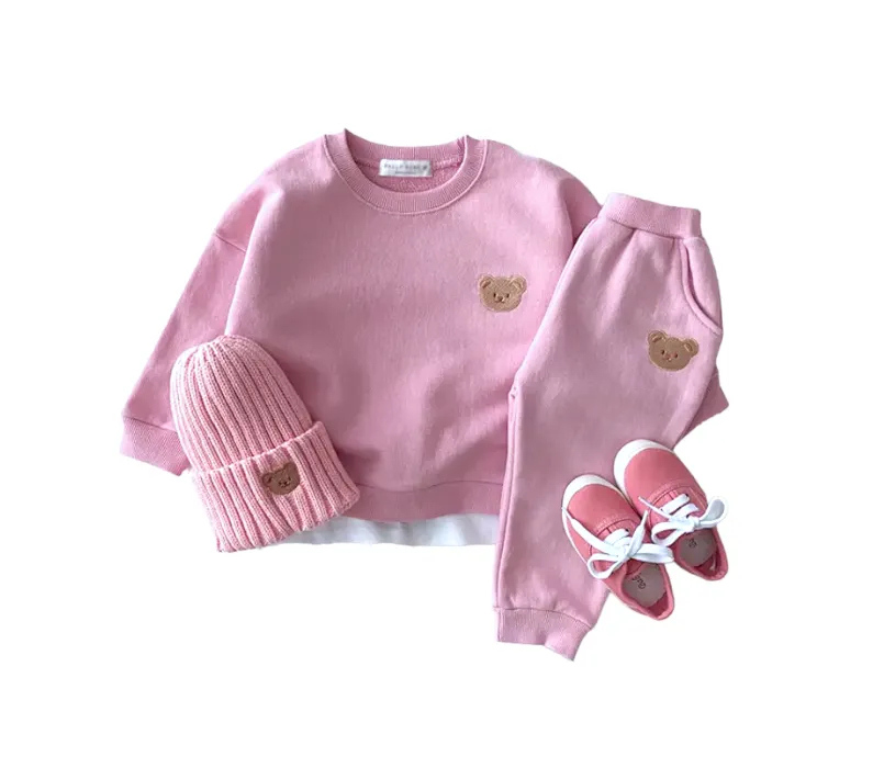 Teddy Bear Jogger Set- Lightweight Cotton