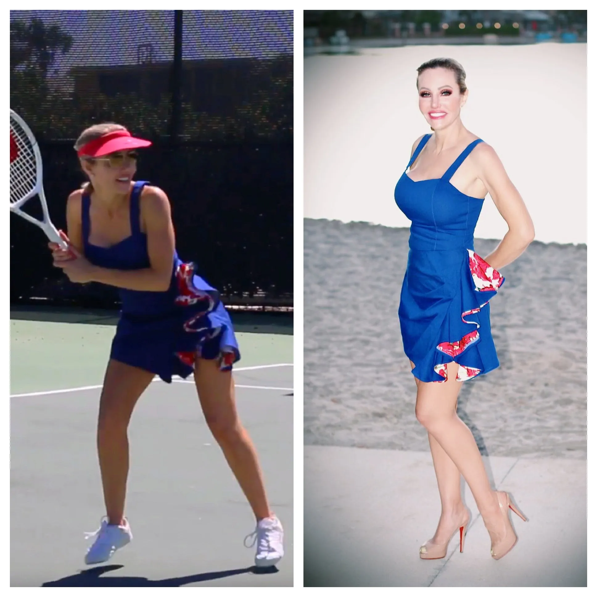 The Broad Museum Flounce Dress