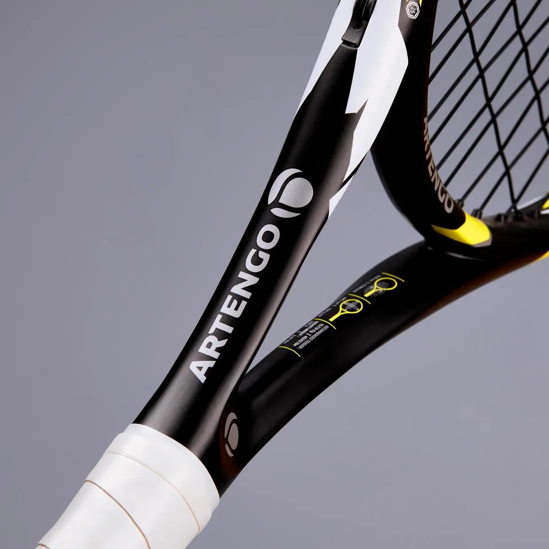 TR900 25 Kids' Tennis Racket - Black/Yellow