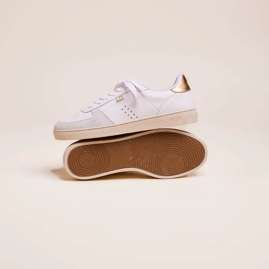 Trainers MARIE White & Gold