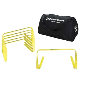 Training – Heavy Duty Flat Flexi Step Training Hurdles – Size 12" – Colour: Yellow - Set Of 6
