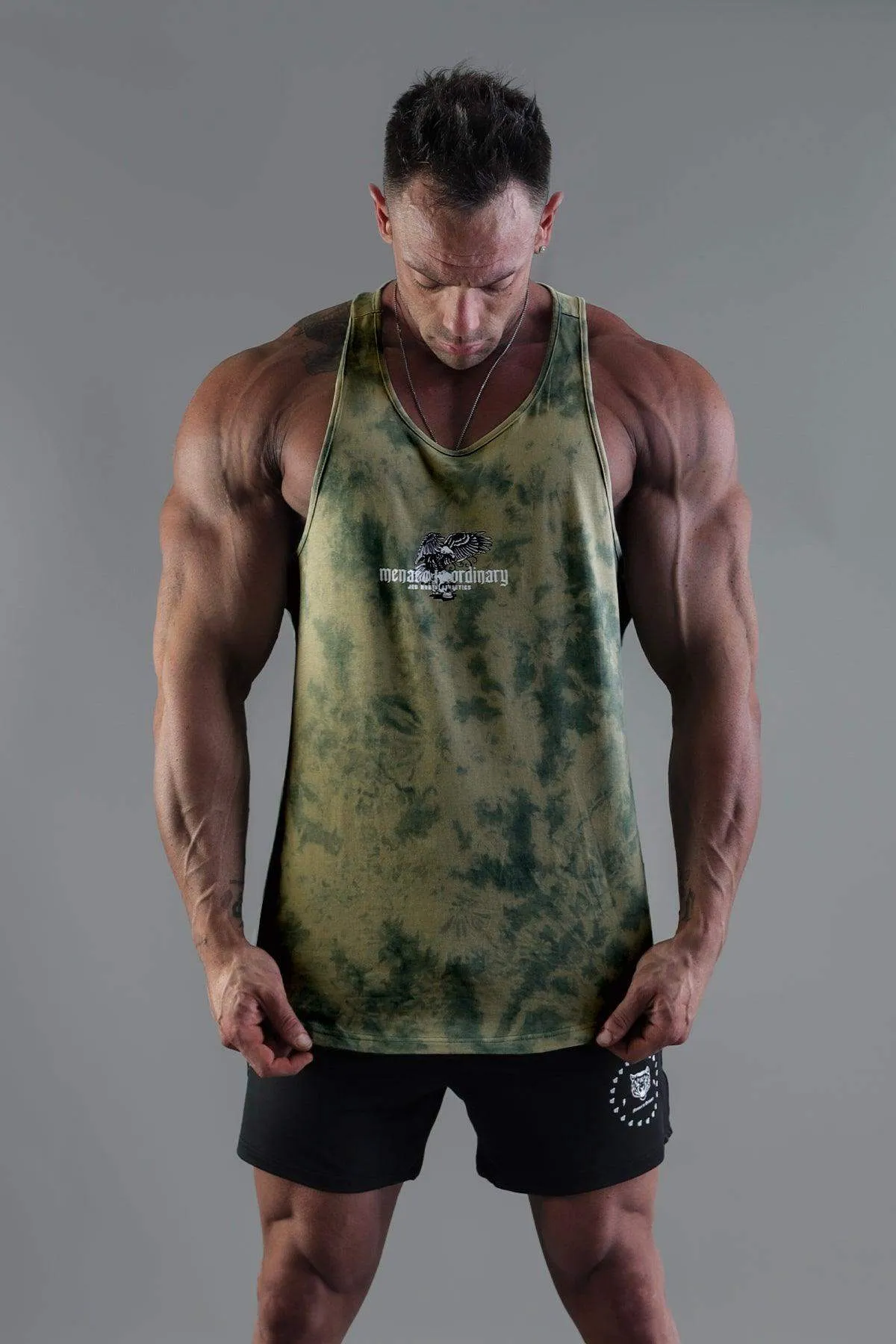 Training Stringer - Tie Dye Green