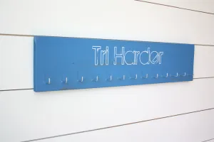 Triathlon Medal Holder - Tri Harder - Large