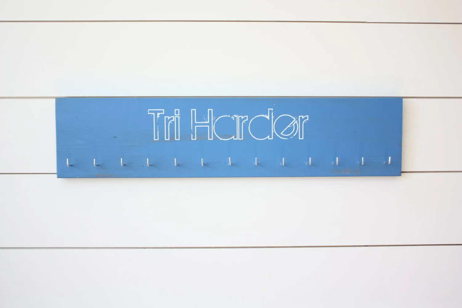 Triathlon Medal Holder - Tri Harder - Large