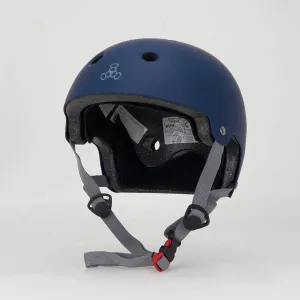 Triple 8 Dual Certified w/ EPS Helmet Matte Blue