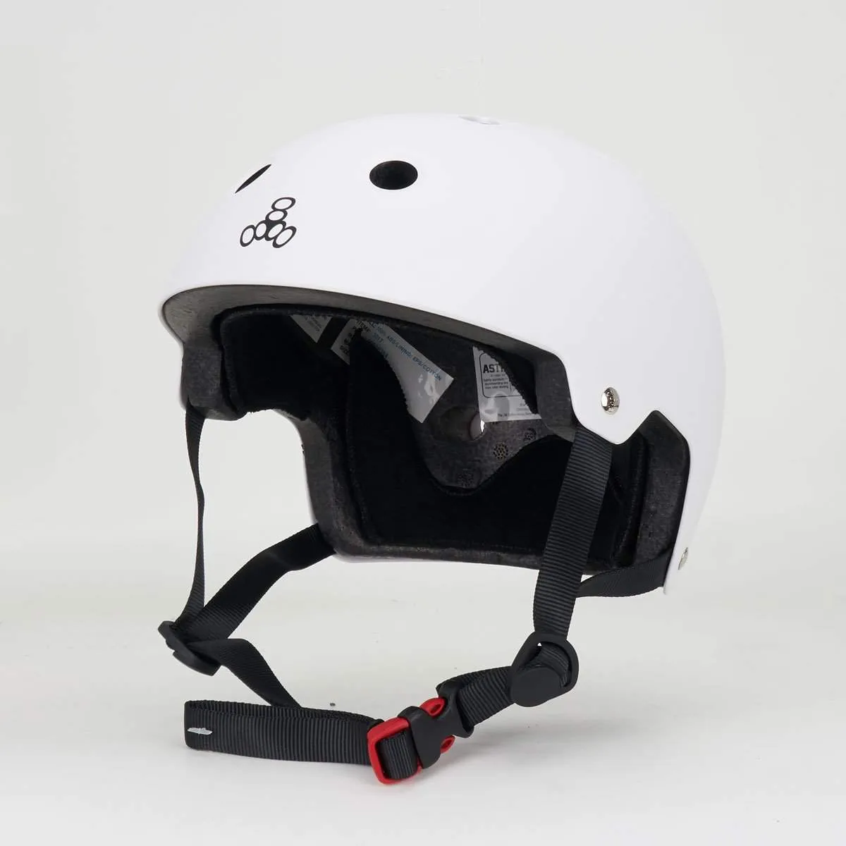 Triple 8 Dual Certified w/ EPS Helmet White