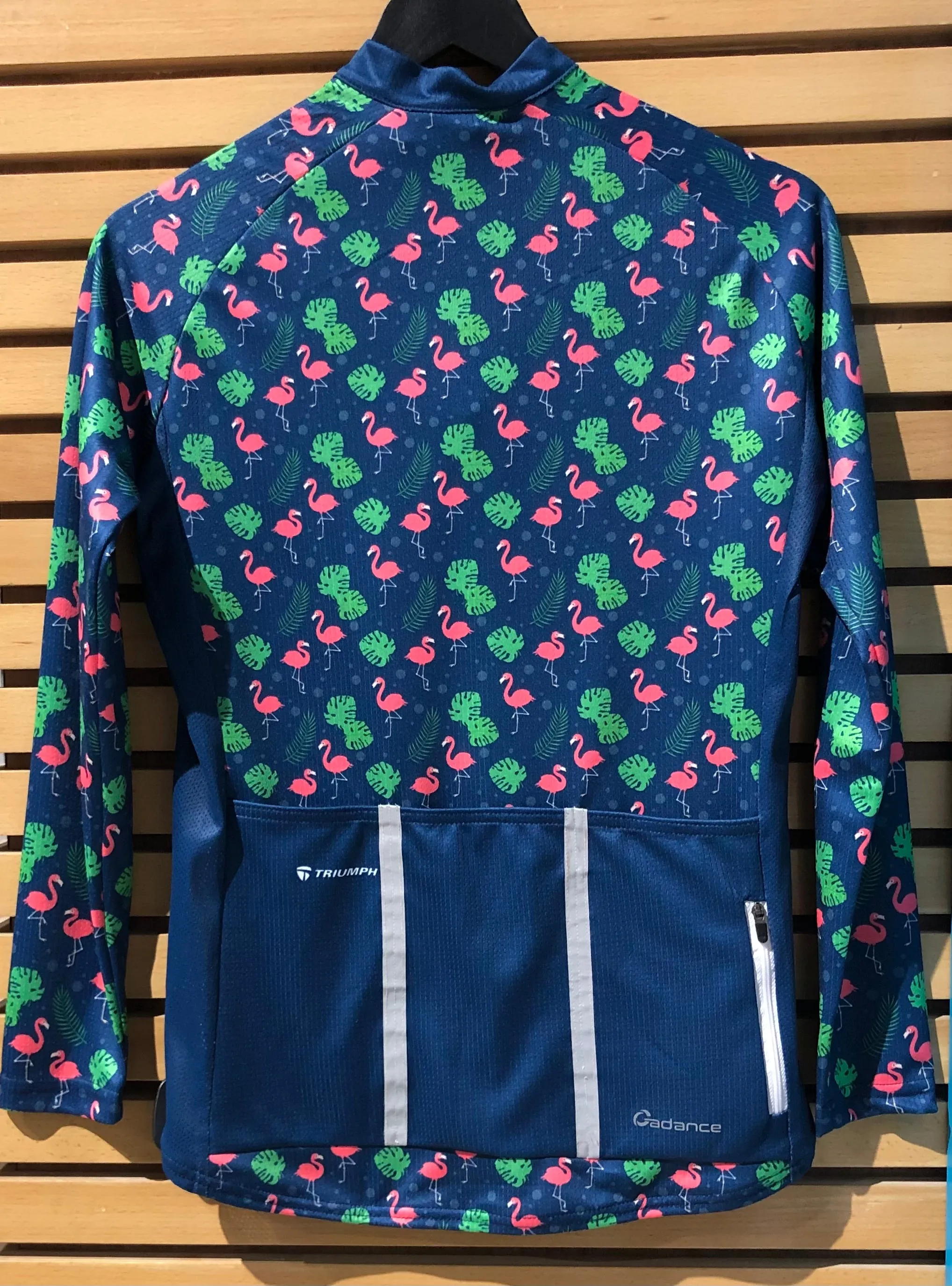 Triumph Cadence FS Long Sleeve Women's Cycling Jersey - Navy Blue/Multi