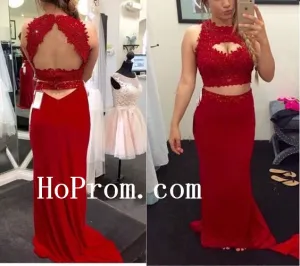 Two Piece Prom Dresses,Mermaid Prom Dress,Evening Dress