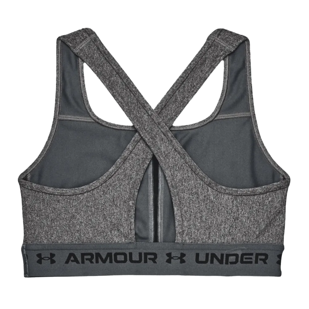 UA Women's Armour® Mid Crossback Heather Sports Bra