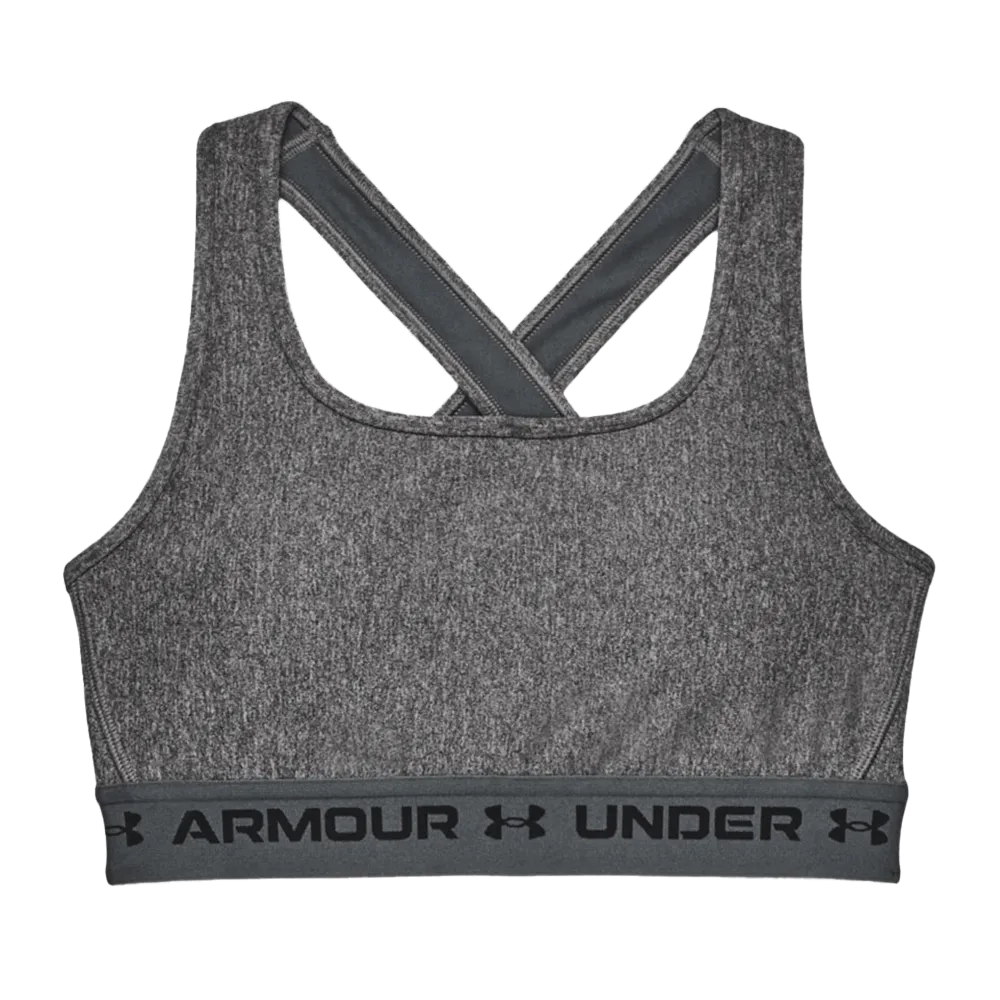 UA Women's Armour® Mid Crossback Heather Sports Bra