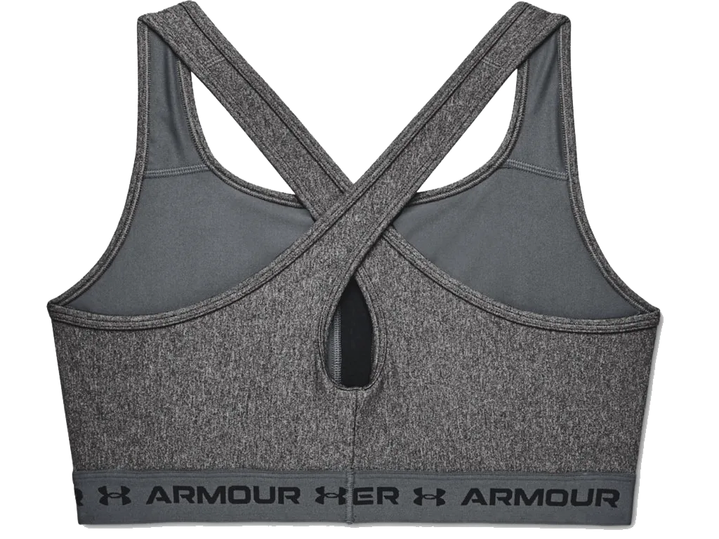 UA Women's Armour® Mid Crossback Heather Sports Bra