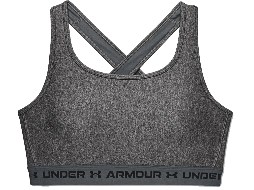 UA Women's Armour® Mid Crossback Heather Sports Bra