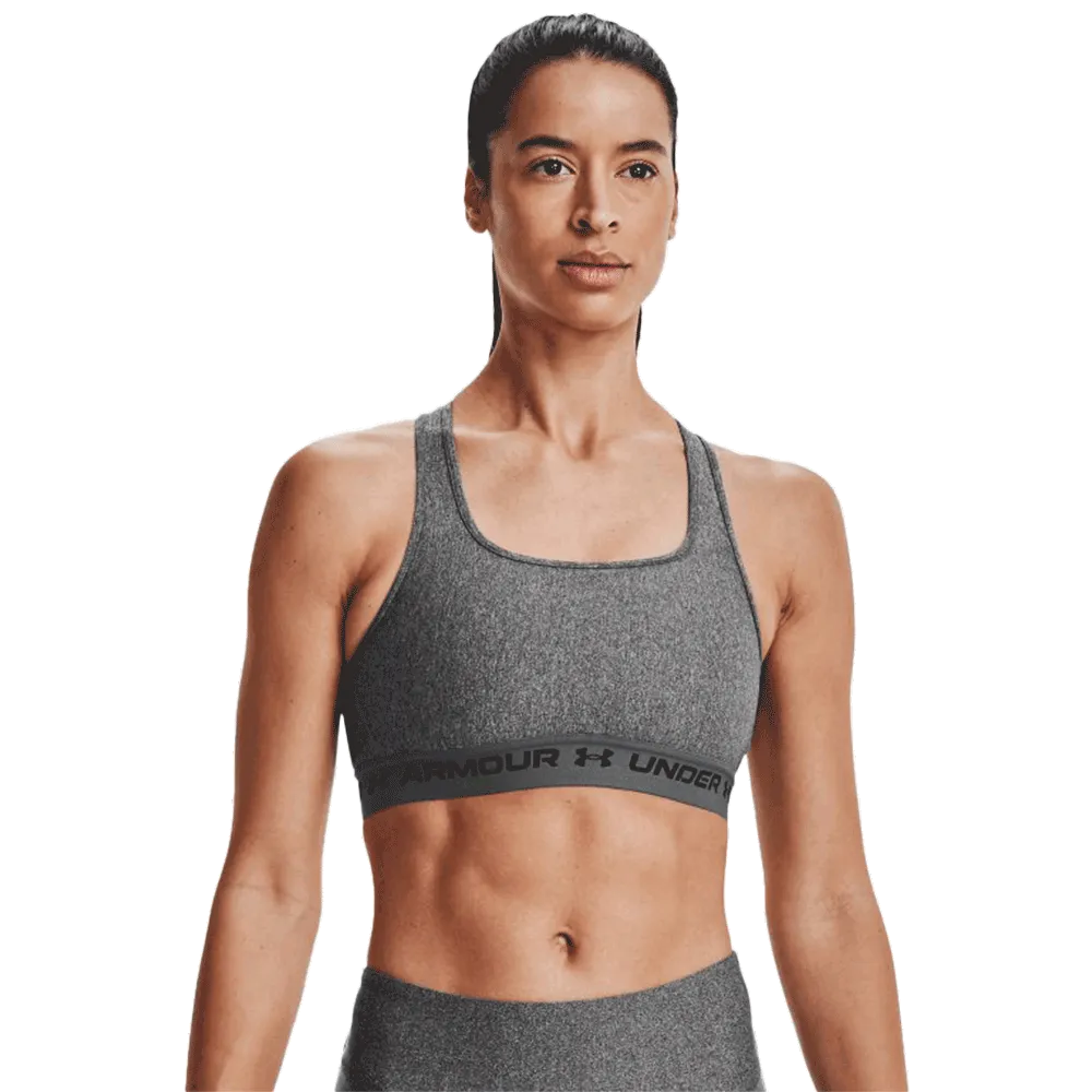 UA Women's Armour® Mid Crossback Heather Sports Bra