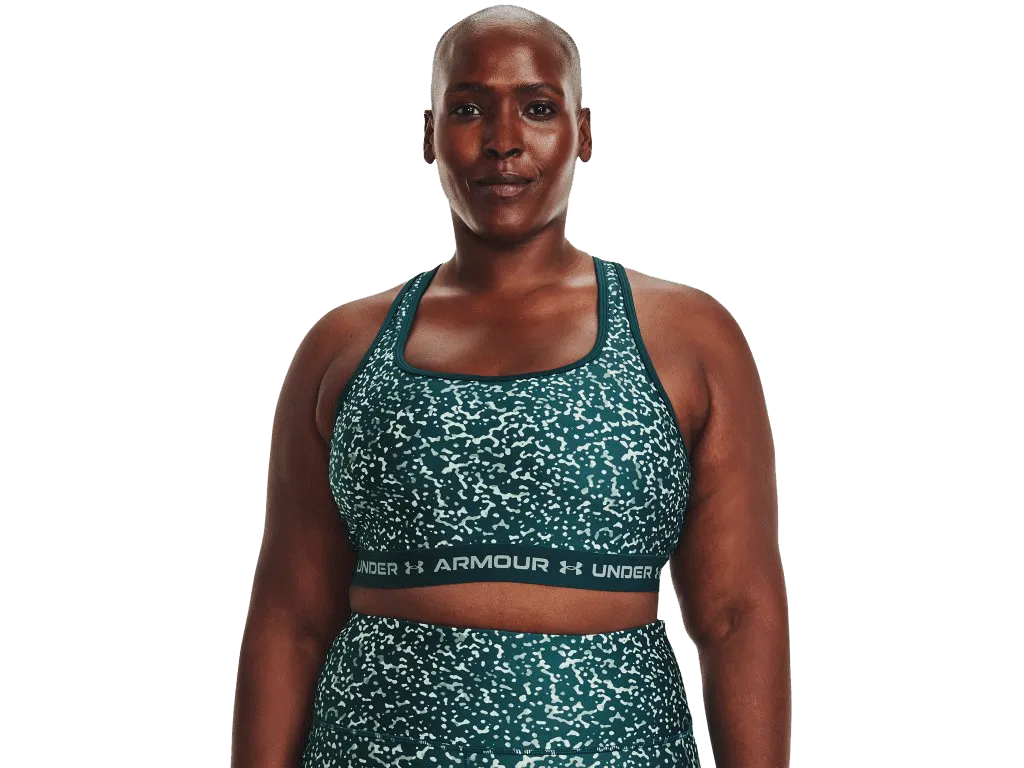 UA Women's Armour® Mid Crossback Print Sports Bra