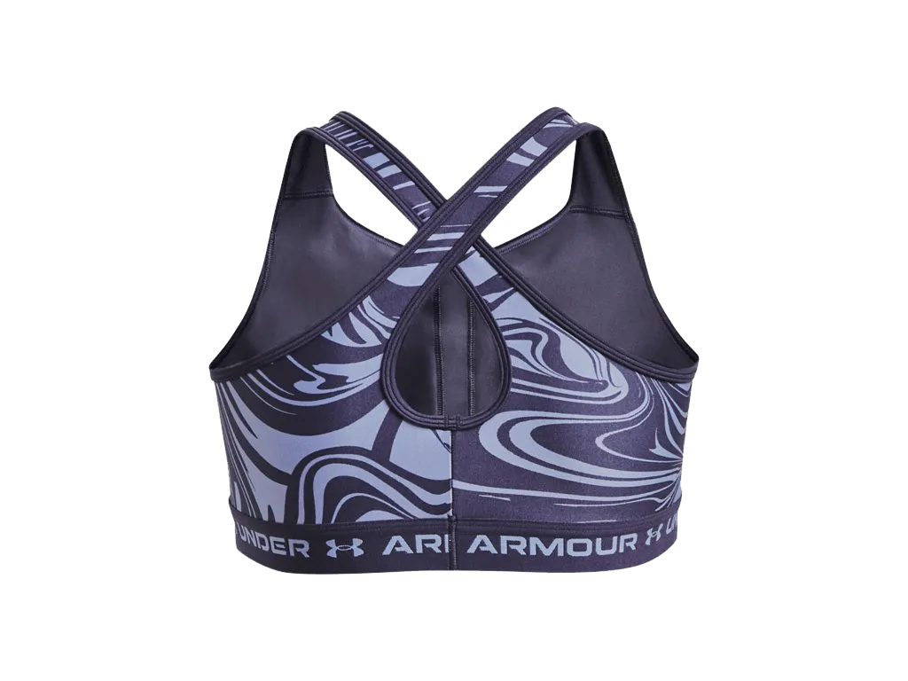 UA Women's Armour® Mid Crossback Print Sports Bra