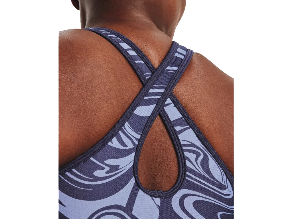 UA Women's Armour® Mid Crossback Print Sports Bra