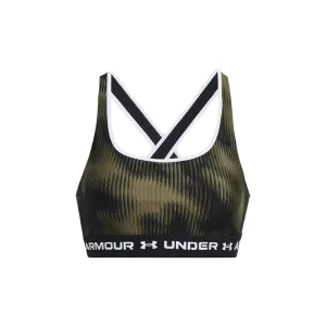 UA Women's Armour® Mid Crossback Print Sports Bra