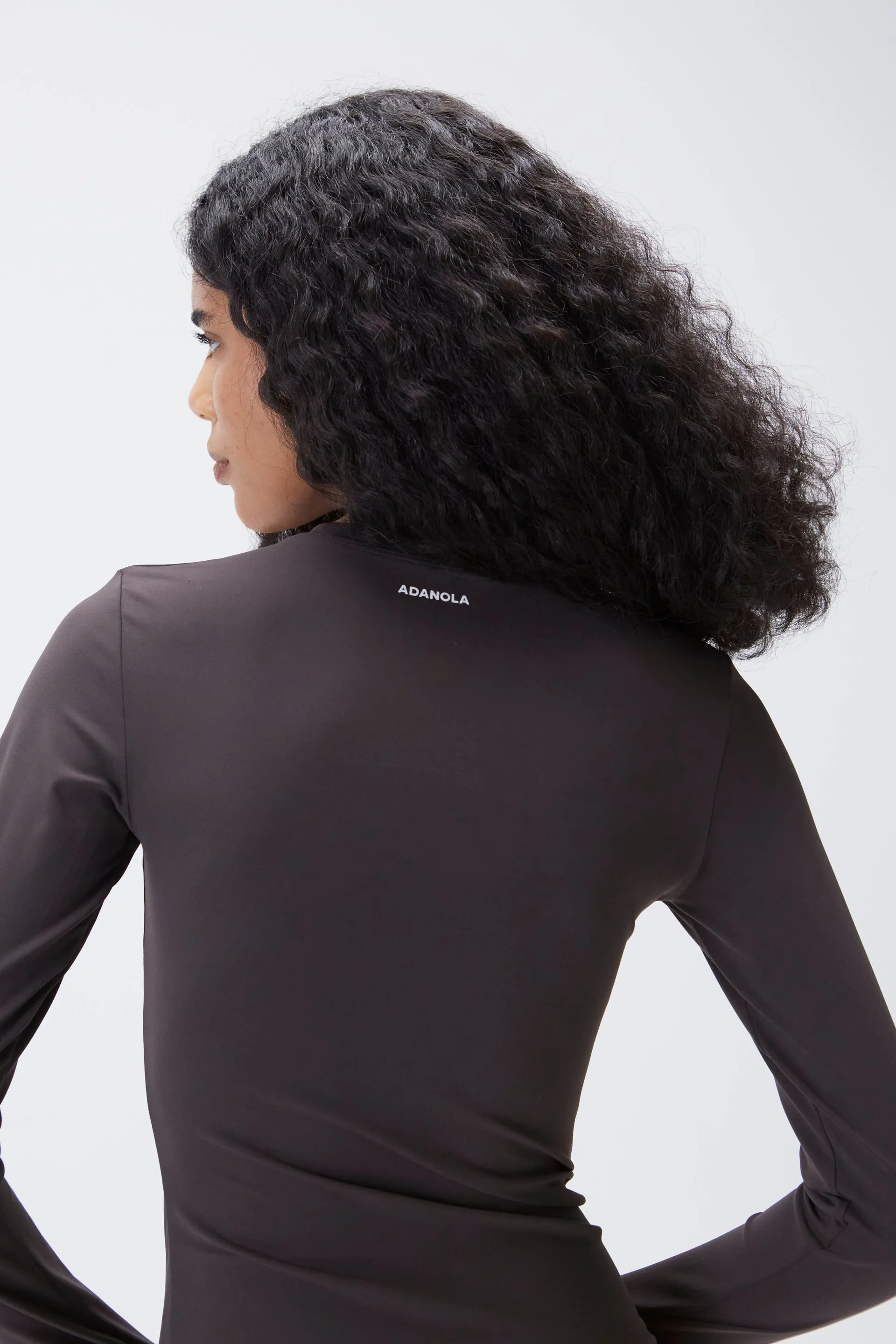 Ultimate Long Sleeve Top - Coffee Bean