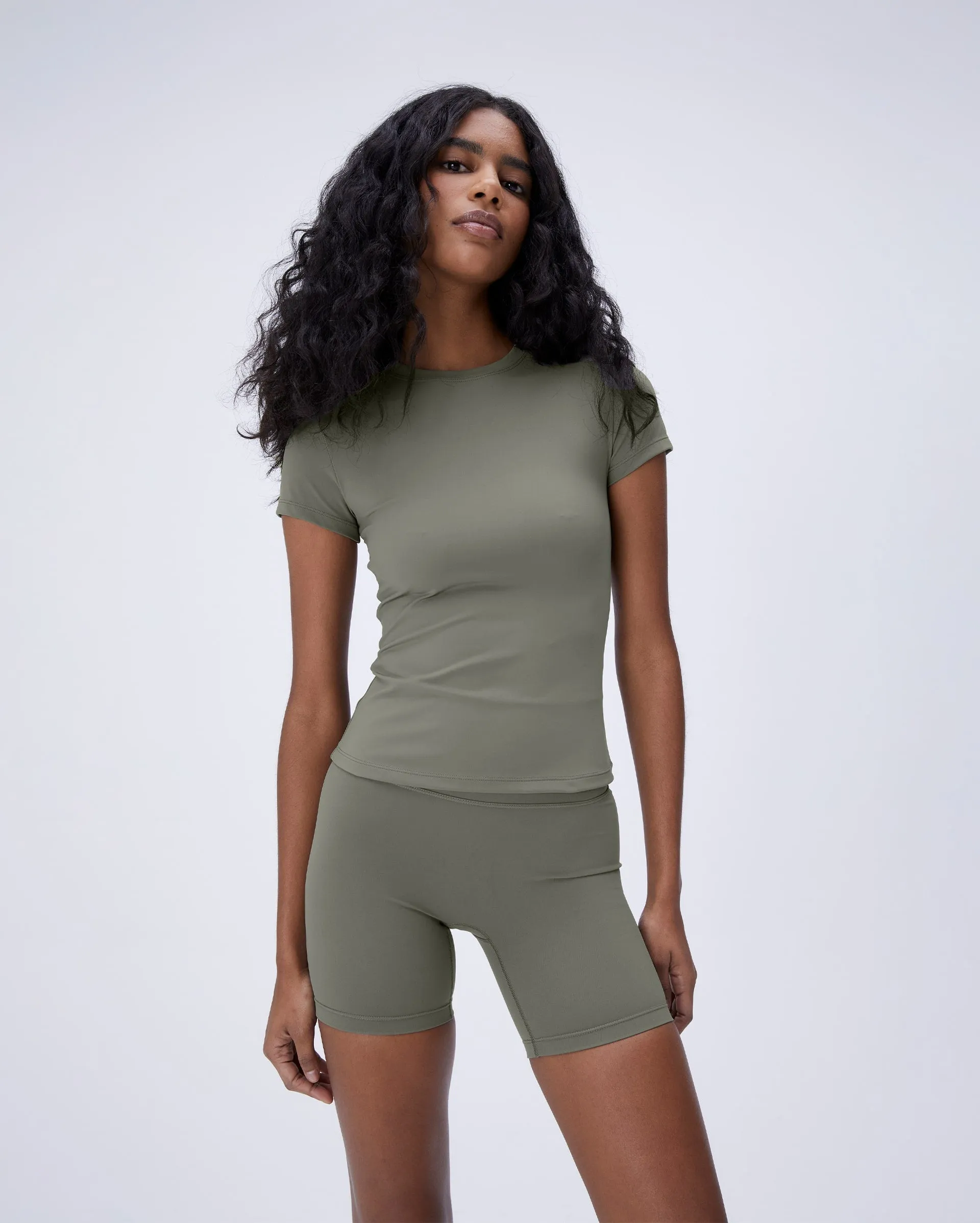 Ultimate Short Sleeve Top - Olive Green