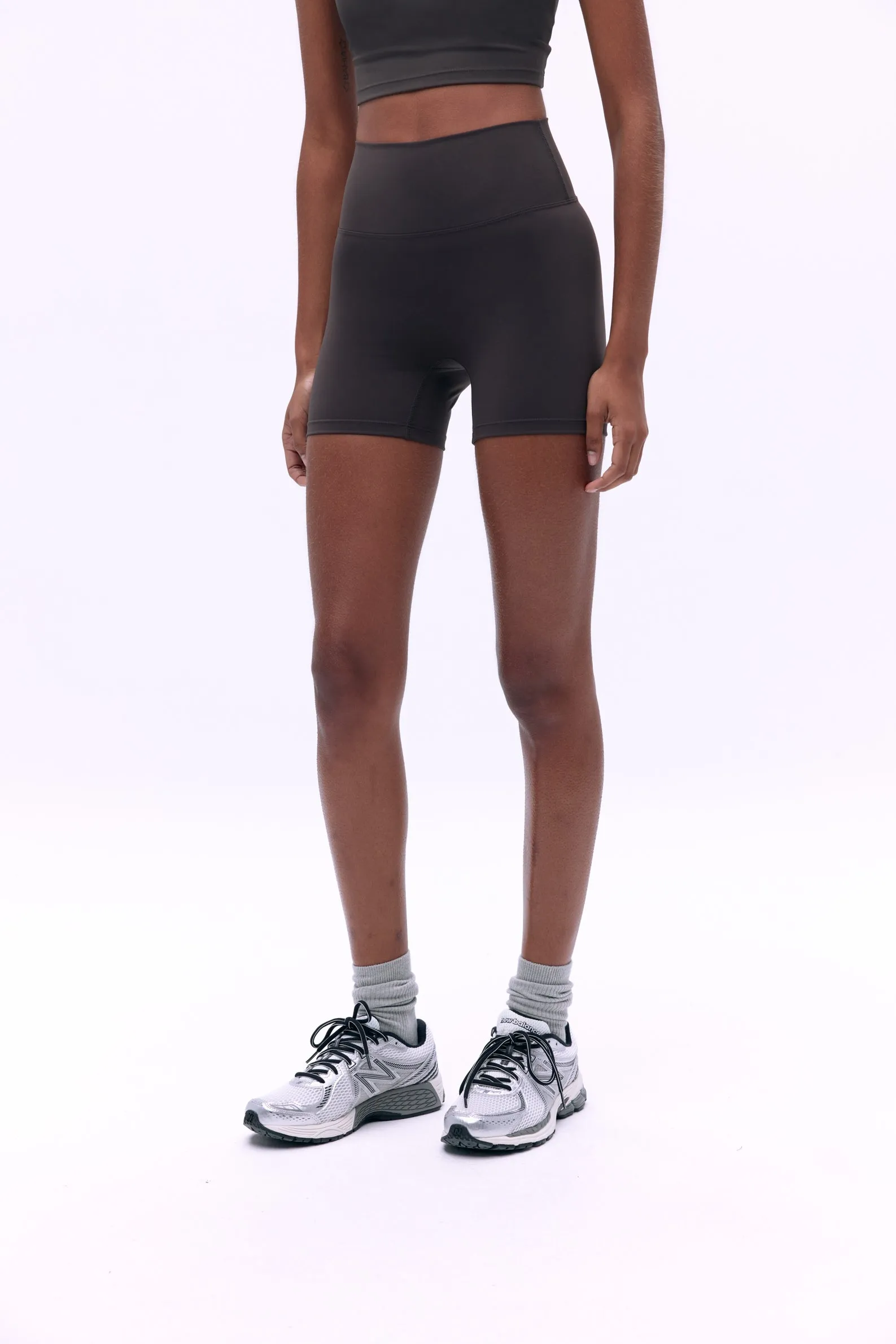 Ultimate Ultra Crop Shorts - Coffee Bean