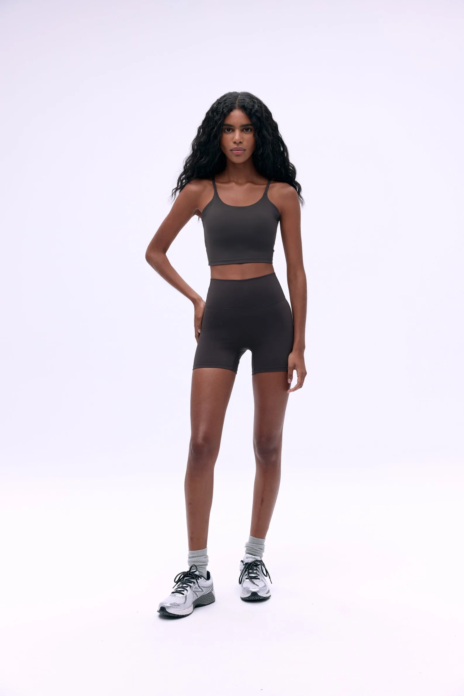 Ultimate Ultra Crop Shorts - Coffee Bean