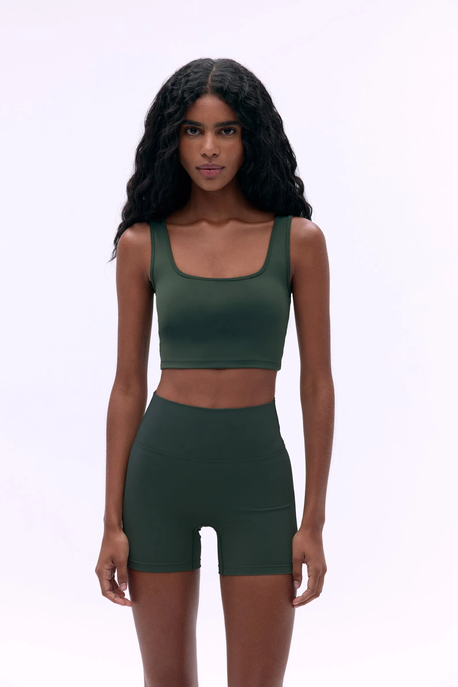 Ultimate Ultra Crop Shorts - Dark Olive