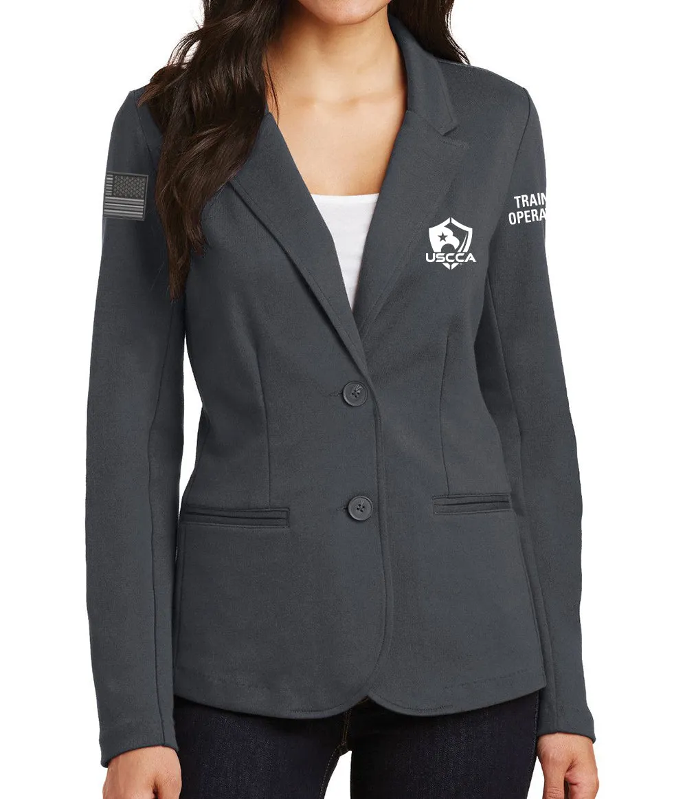 USCCA  Ladies Port Authority® Knit Blazer