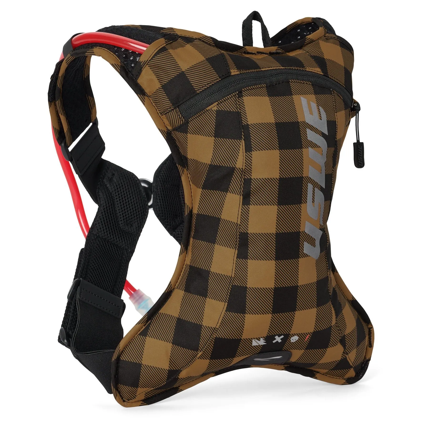 USWE Outlander Bike 2L Hydration System Backpack - Flannel Bronze/Black