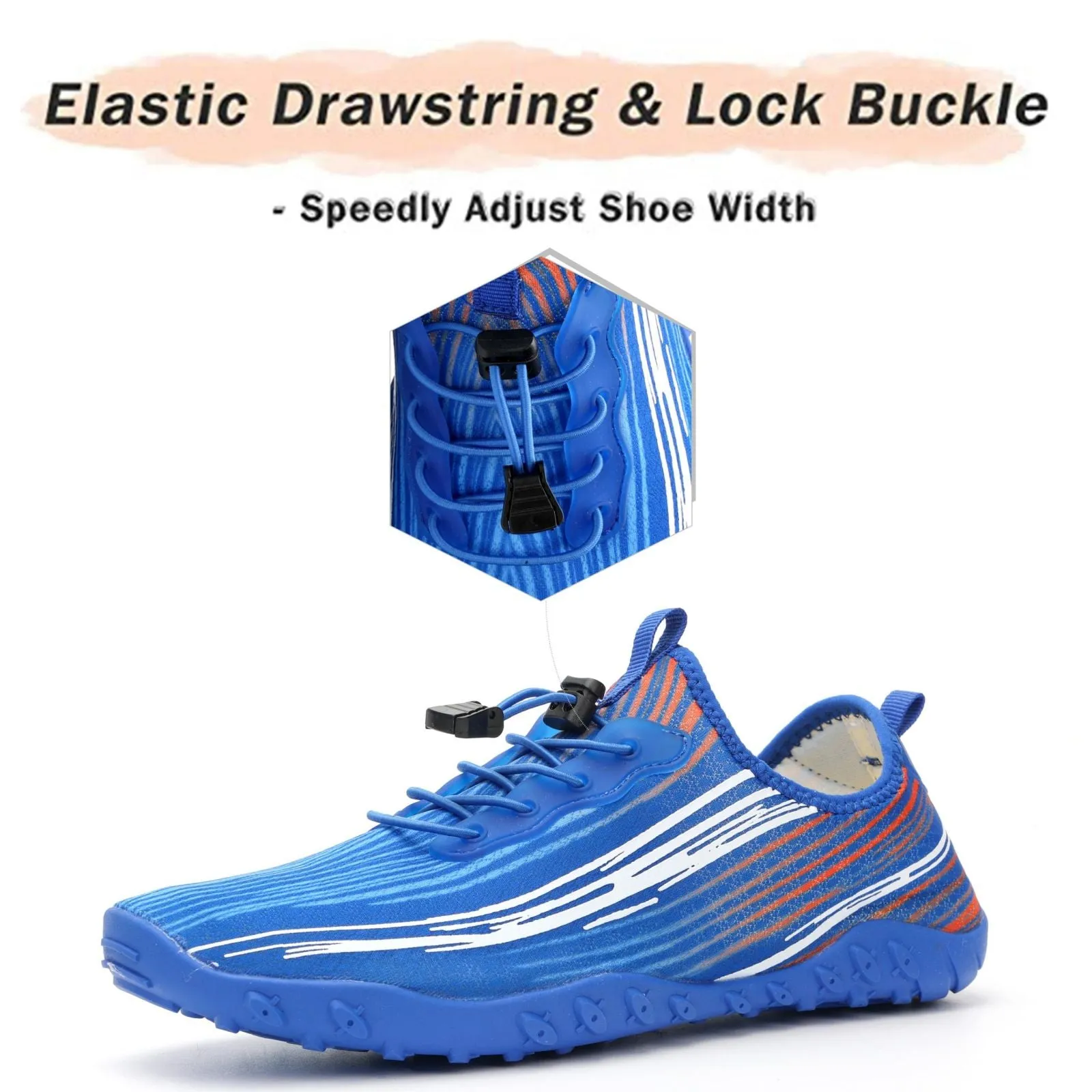 Water Shoes for Men & Women 2024 - Quick-Dry Aqua Socks Beach Swimming Shoes for Surfing Boating Drifting Hiking Yoga Cycling Water Aerobics