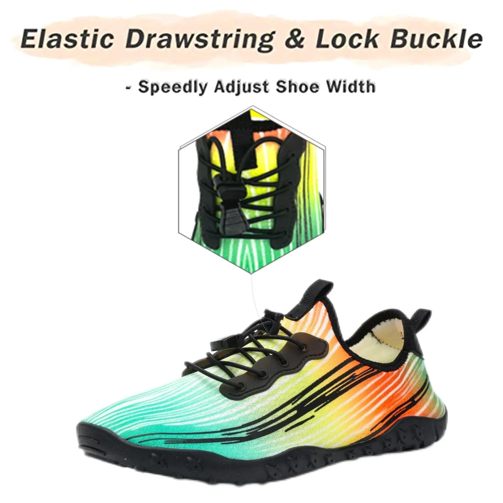 Water Shoes for Men & Women 2024 - Quick-Dry Aqua Socks Beach Swimming Shoes for Surfing Boating Drifting Hiking Yoga Cycling Water Aerobics