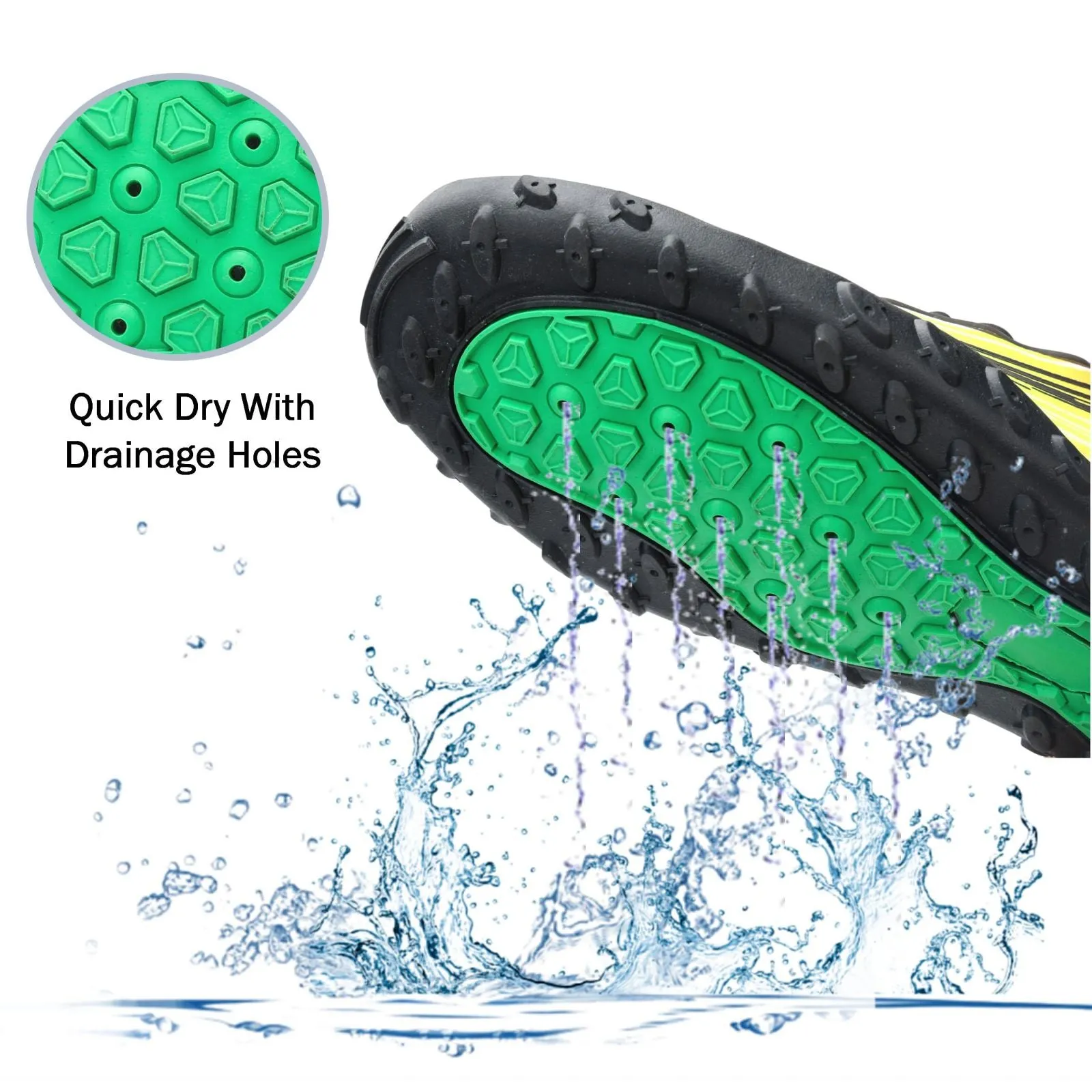 Water Shoes for Men & Women 2024 - Quick-Dry Aqua Socks Beach Swimming Shoes for Surfing Boating Drifting Hiking Yoga Cycling Water Aerobics