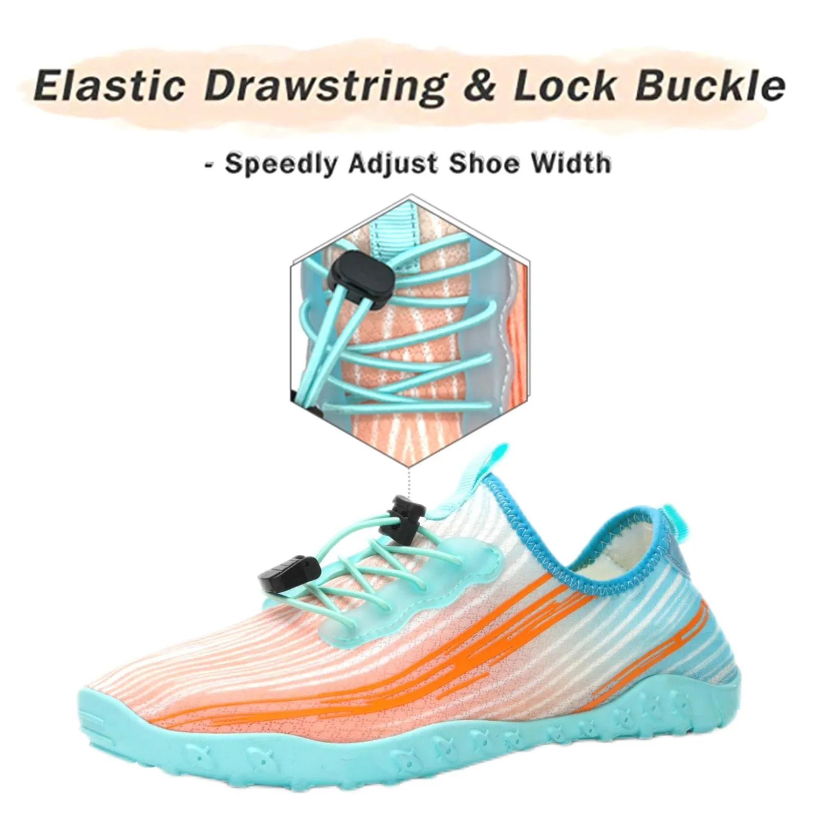 Water Shoes for Men & Women 2024 - Quick-Dry Aqua Socks Beach Swimming Shoes for Surfing Boating Drifting Hiking Yoga Cycling Water Aerobics