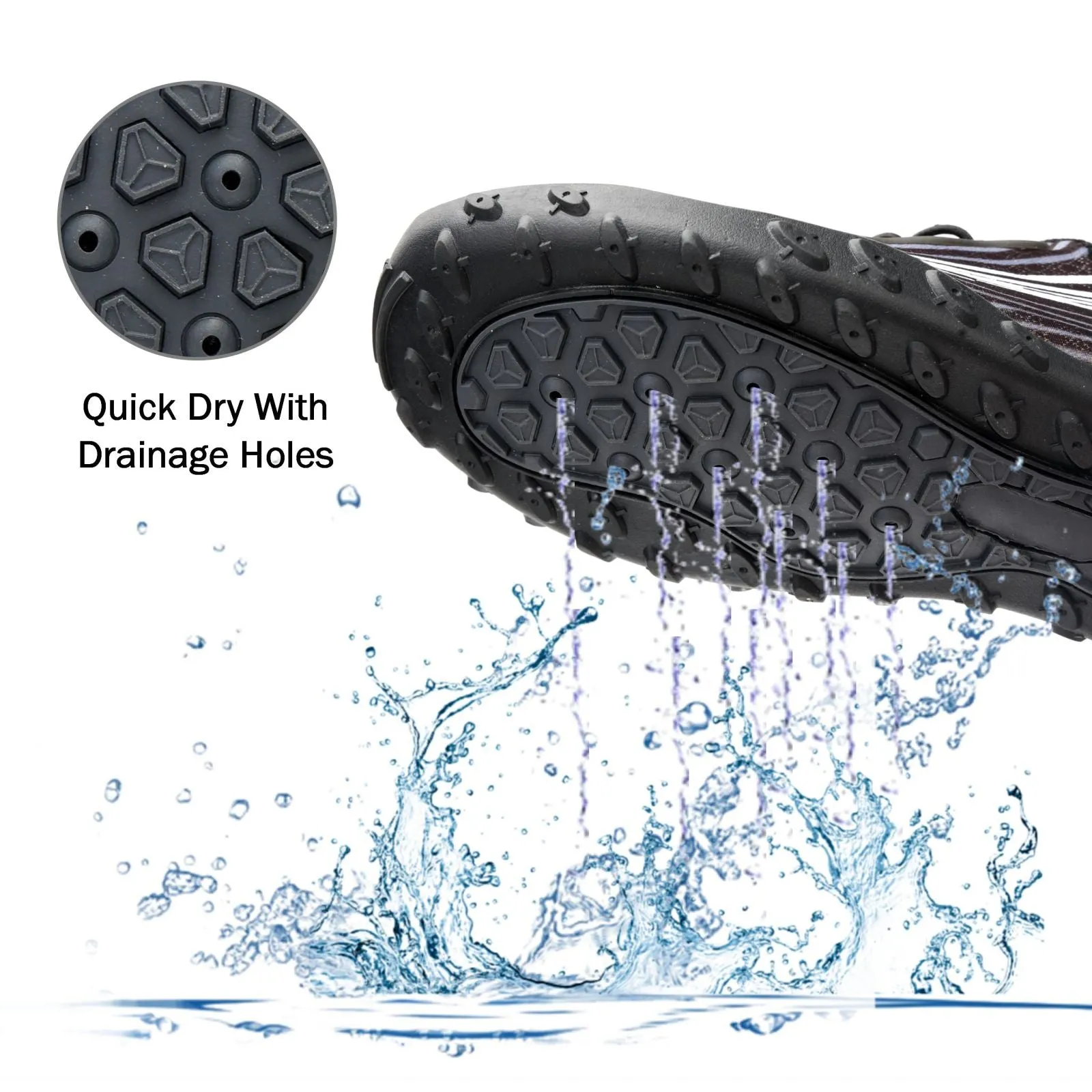 Water Shoes for Men & Women 2024 - Quick-Dry Aqua Socks Beach Swimming Shoes for Surfing Boating Drifting Hiking Yoga Cycling Water Aerobics