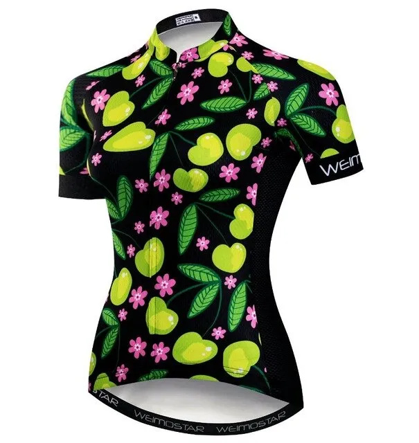 Weimostar Women Cycling Jersey 2021 Black Bike Shirt ProTeam Ciclismo Cycling Clothing Summer Bicycle Mtb Maillot Bike jersey